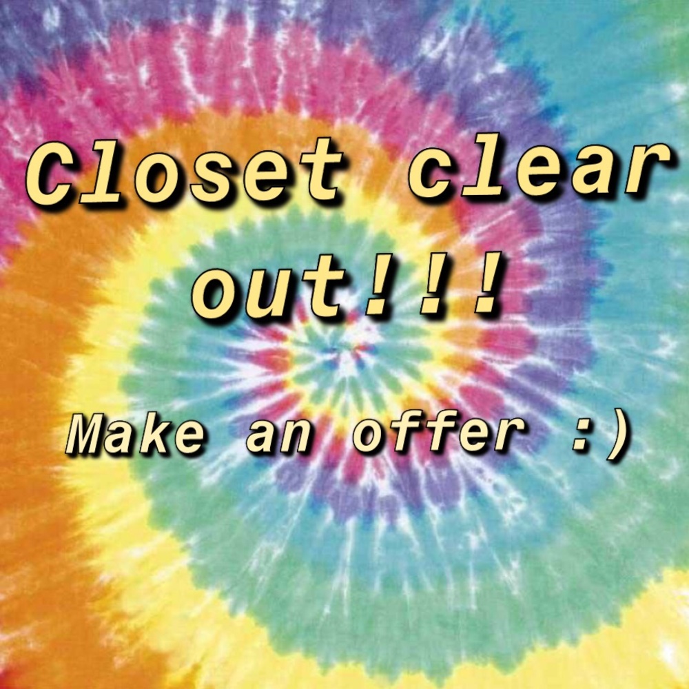 CLOSET CLEAR OUT!!!